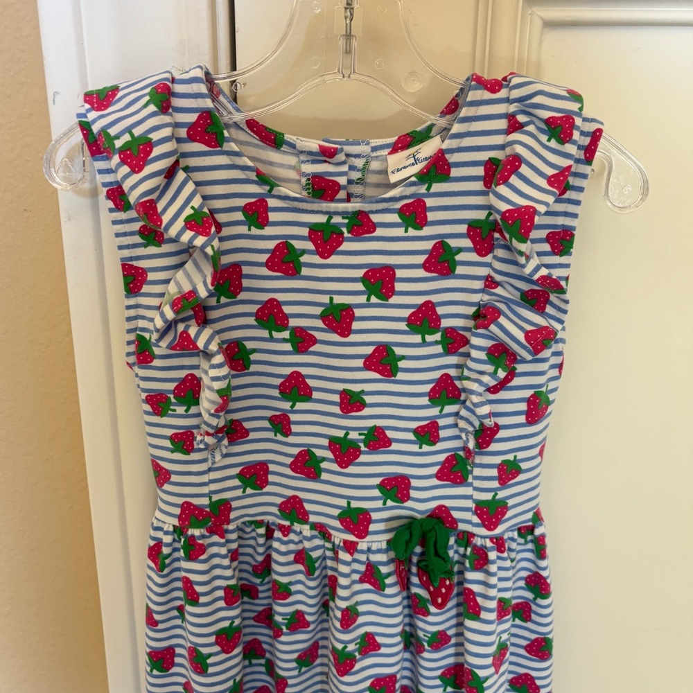 Florence Eiseman Knit Strawberry Striped Dress - Picture 5 of 6